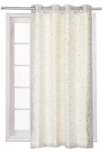 Sheer Embroidered Window Curtain