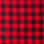 Eddie Bauer Red & Black Buffalo Flannel Prints Fabric