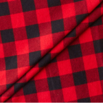 Eddie Bauer Red & Black Buffalo Flannel Prints Fabric - Image 2
